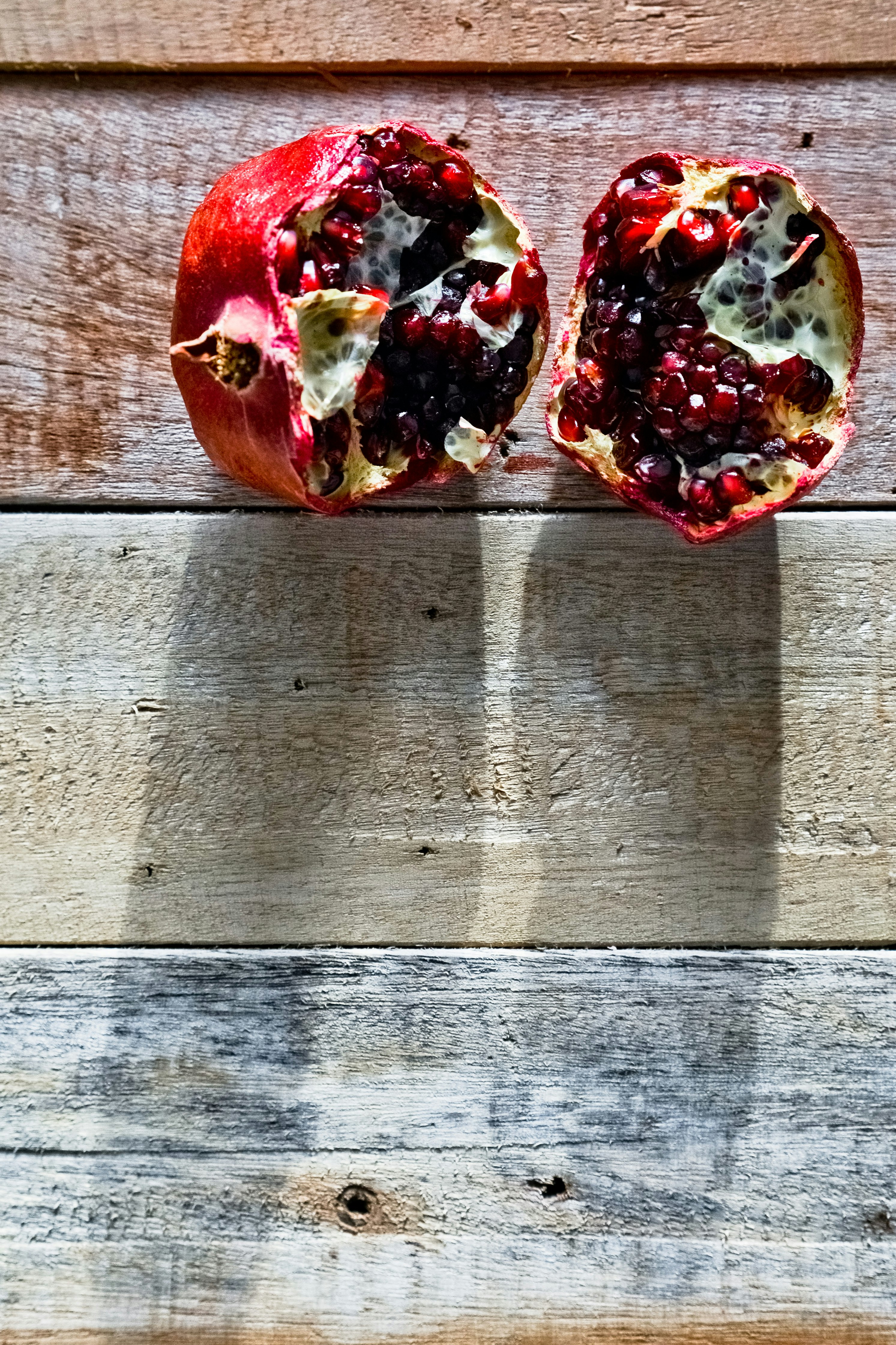 red and brown apple fruit